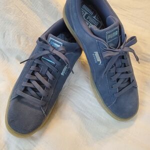 Puma Men's Suede Navy Sneakers